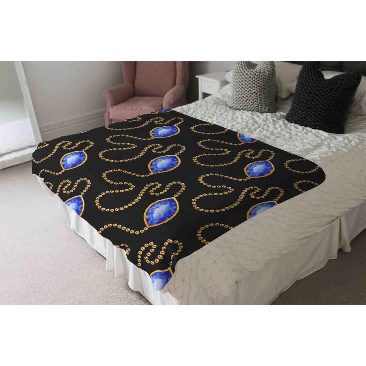 Diamond Necklaces Blanket - Blue – image 4