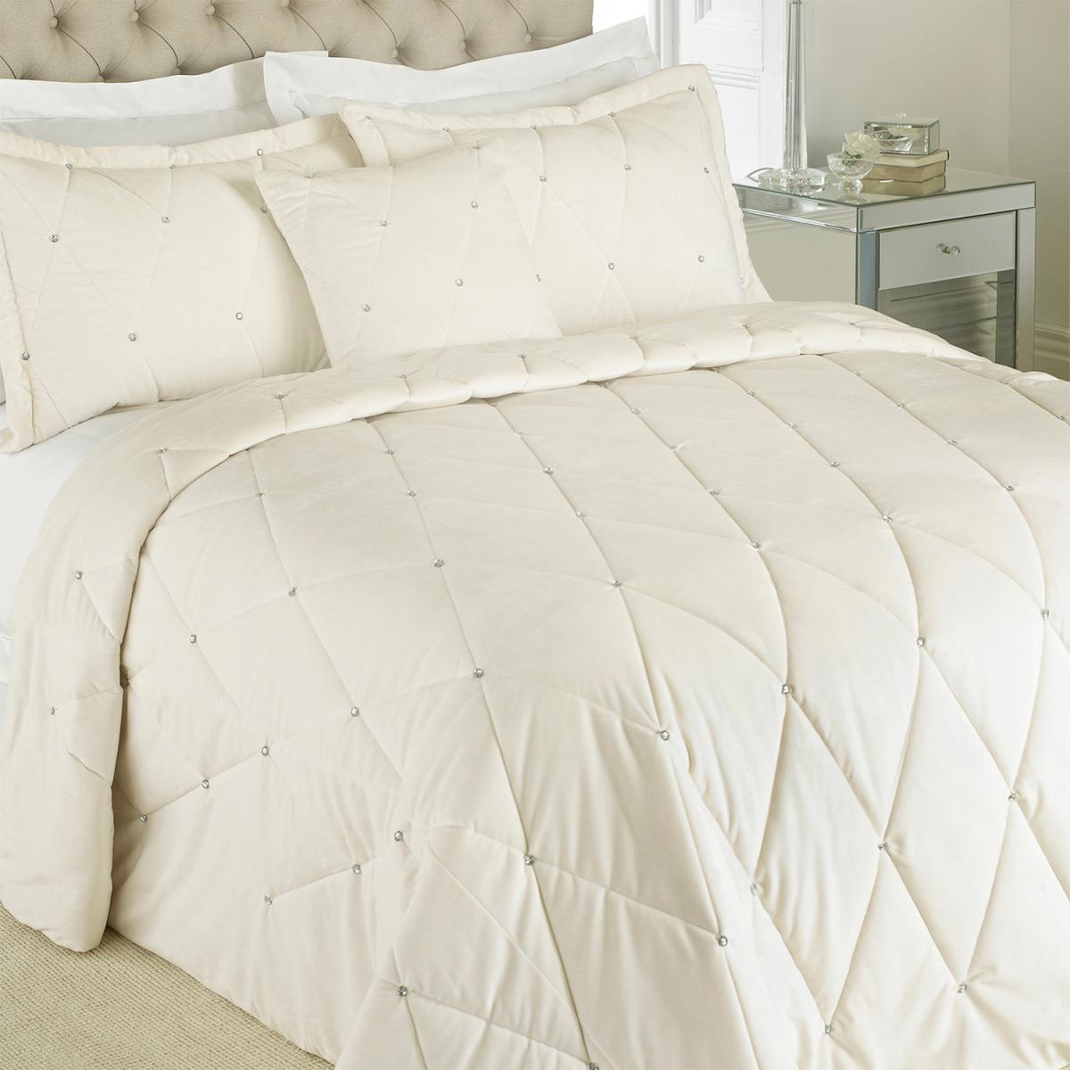 Diamante Bedspread - Cream – image 3