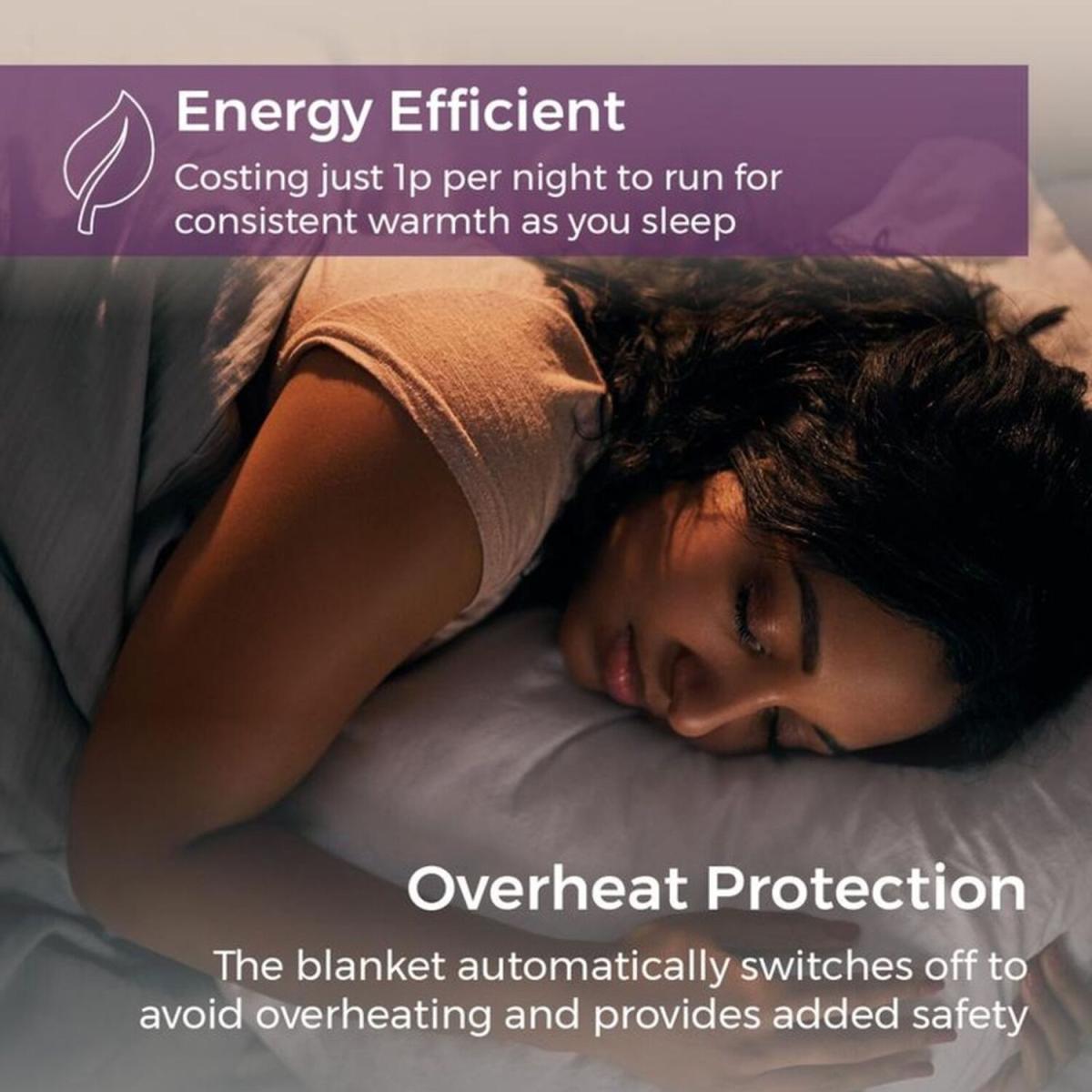 King Size Heated Electric Under Blanket - Black – image 12