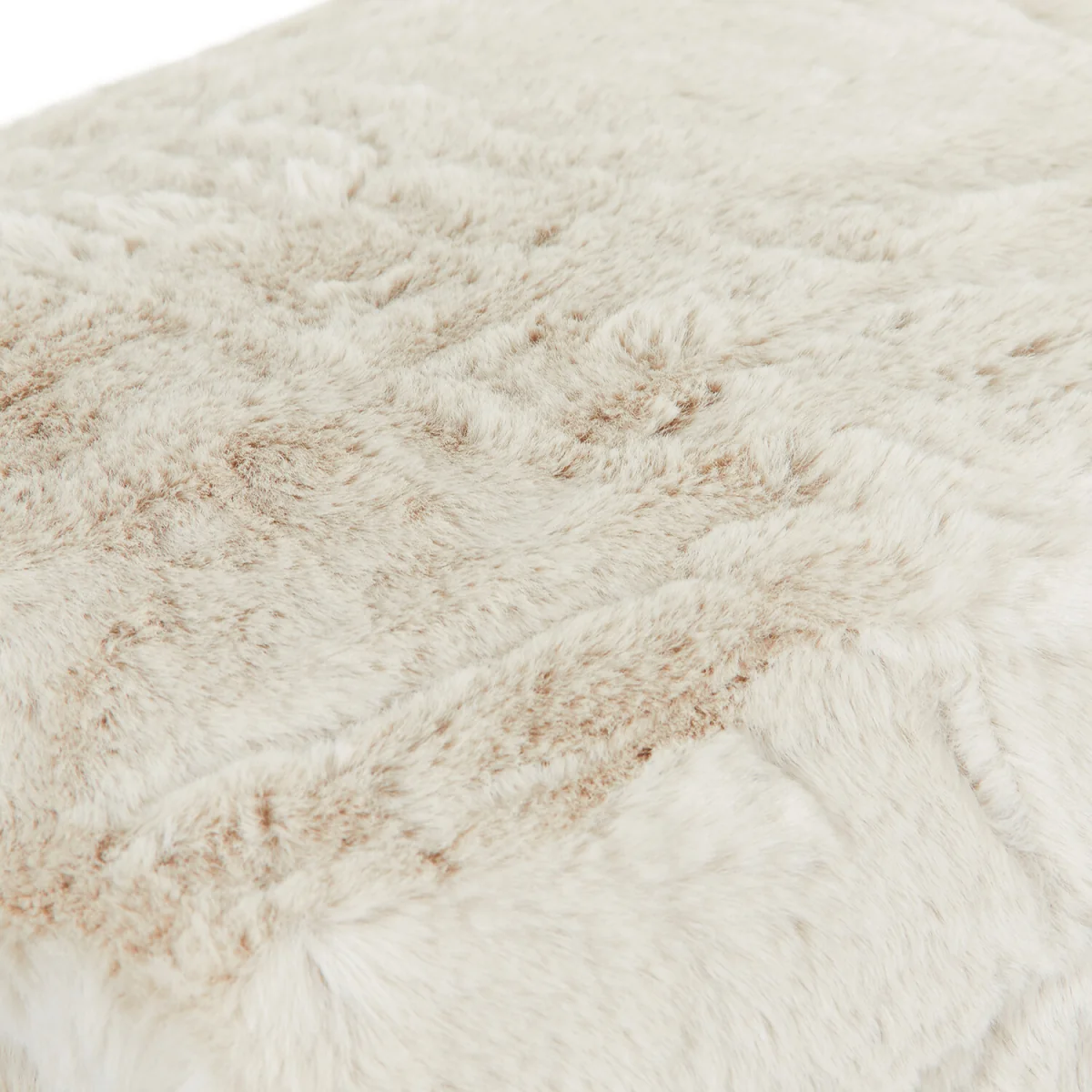 Rabbit Faux Fur Throw - Grey / Large – image 24