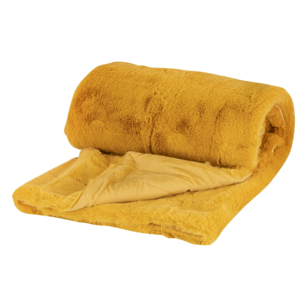 Rabbit Faux Fur Throw - Grey / Large – image 28