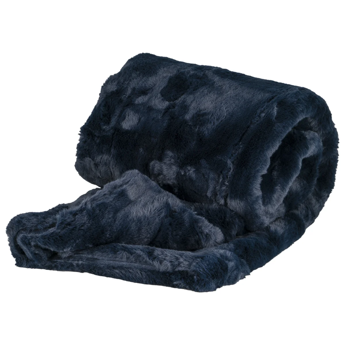 Rabbit Faux Fur Throw - Grey / Large – image 8