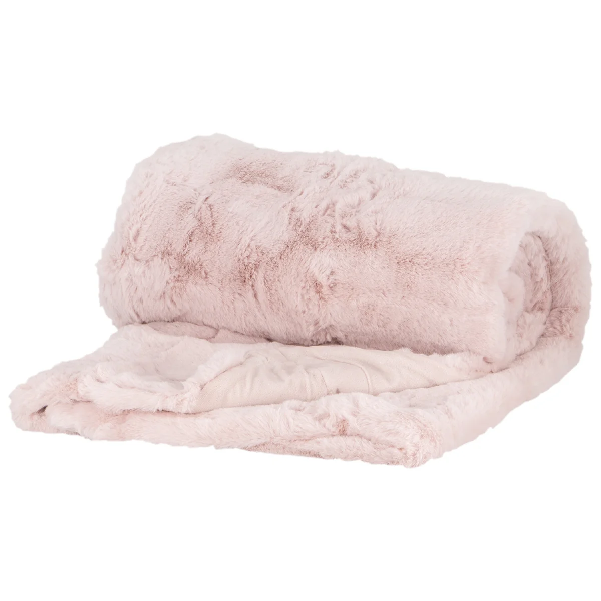 Rabbit Faux Fur Throw - Grey / Large – image 10