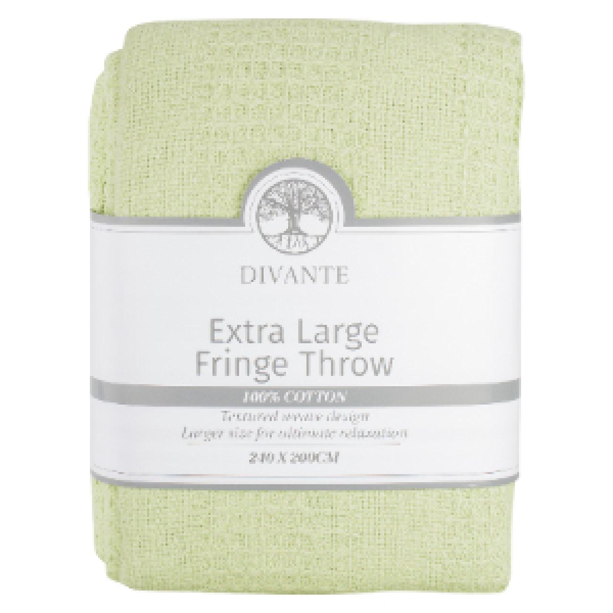 Extra Large Fringe Throw - Dark Grey – image 3