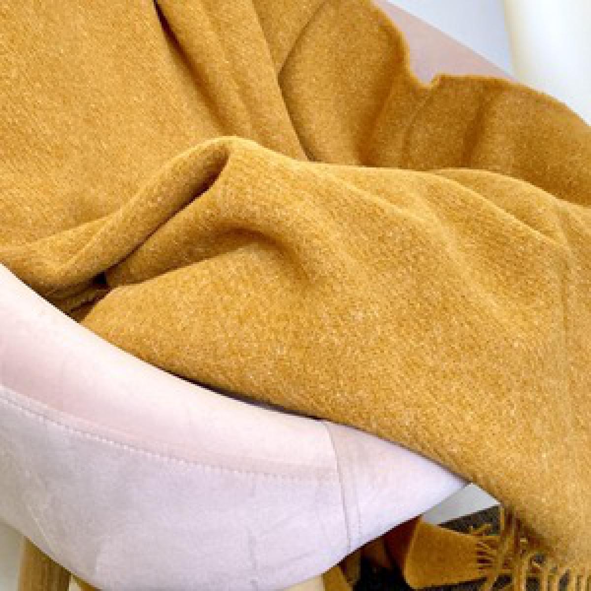 Brighton 100% New Zealand Wool Throw - Emerald – image 3