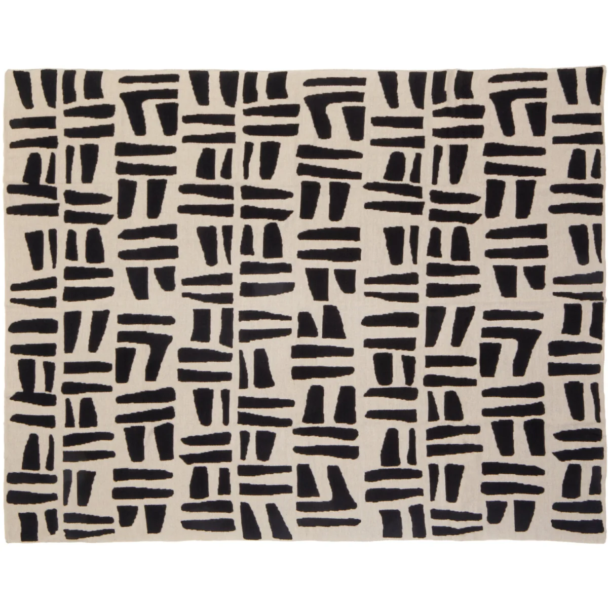 Bosie Ozella Natural And Black Throw - Black – image 2