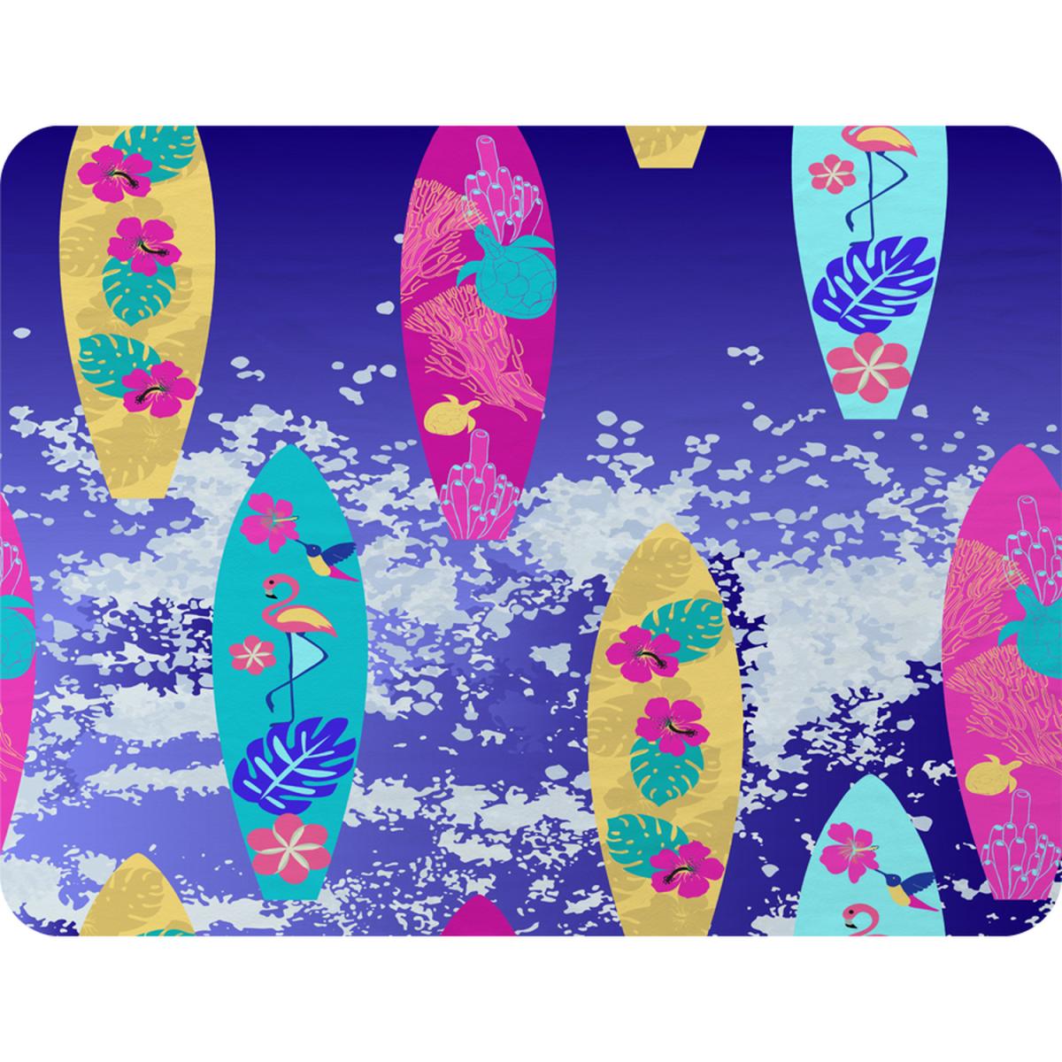 Tropical Surf Blanket - Blue – image 2