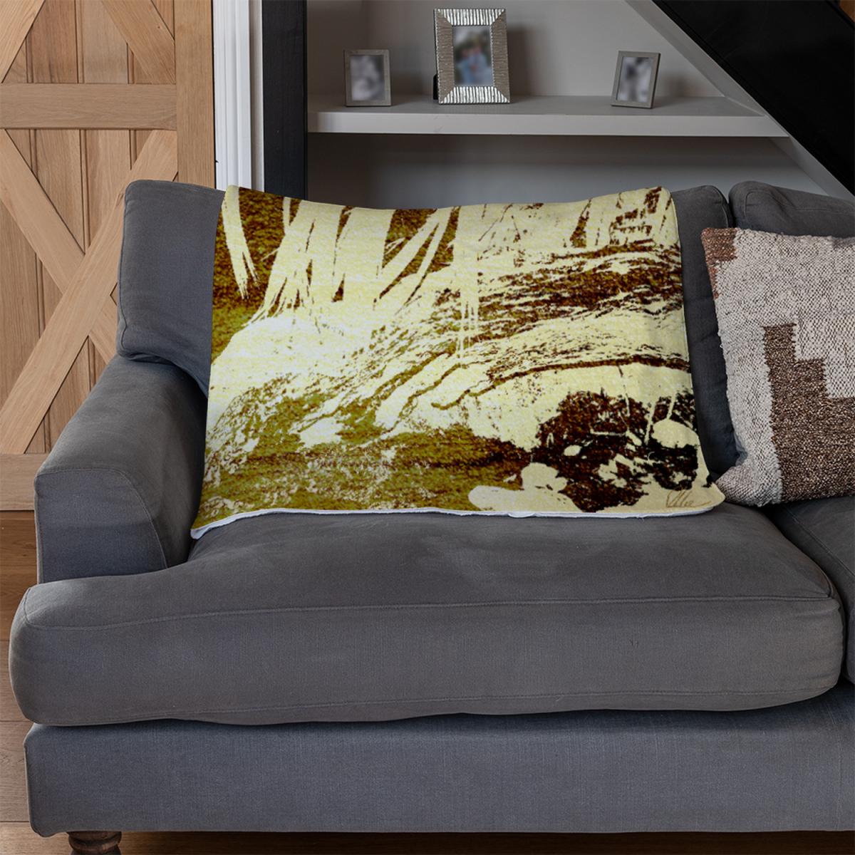 Pretty Bird Blanket - Gold – image 3
