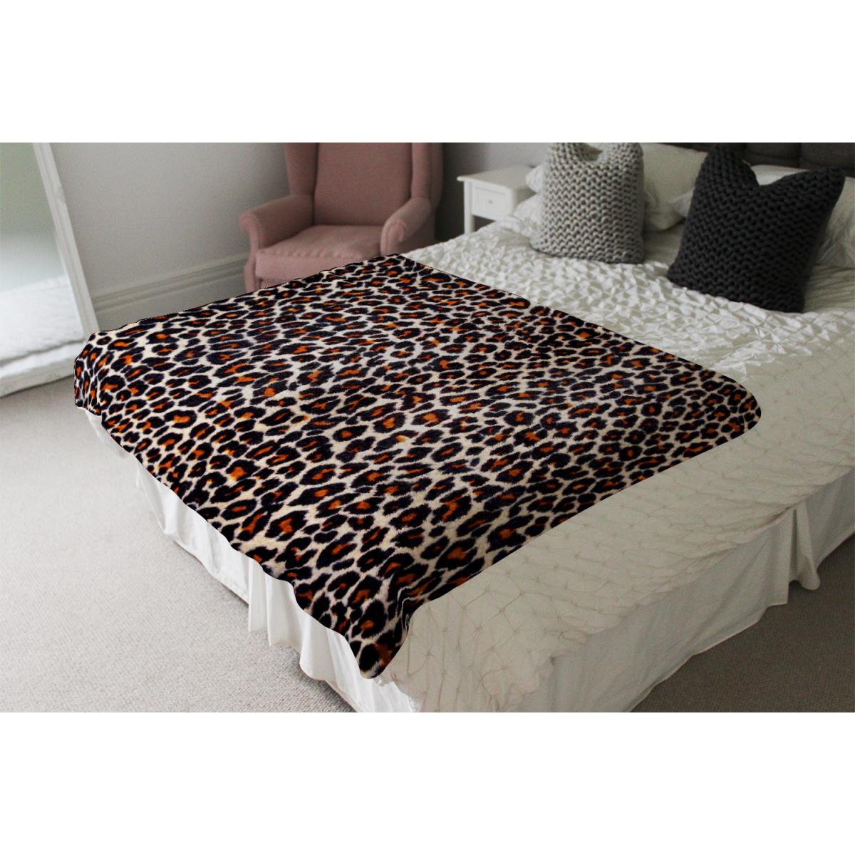 Print Of Leopard Skin Blanket - Brown – image 4