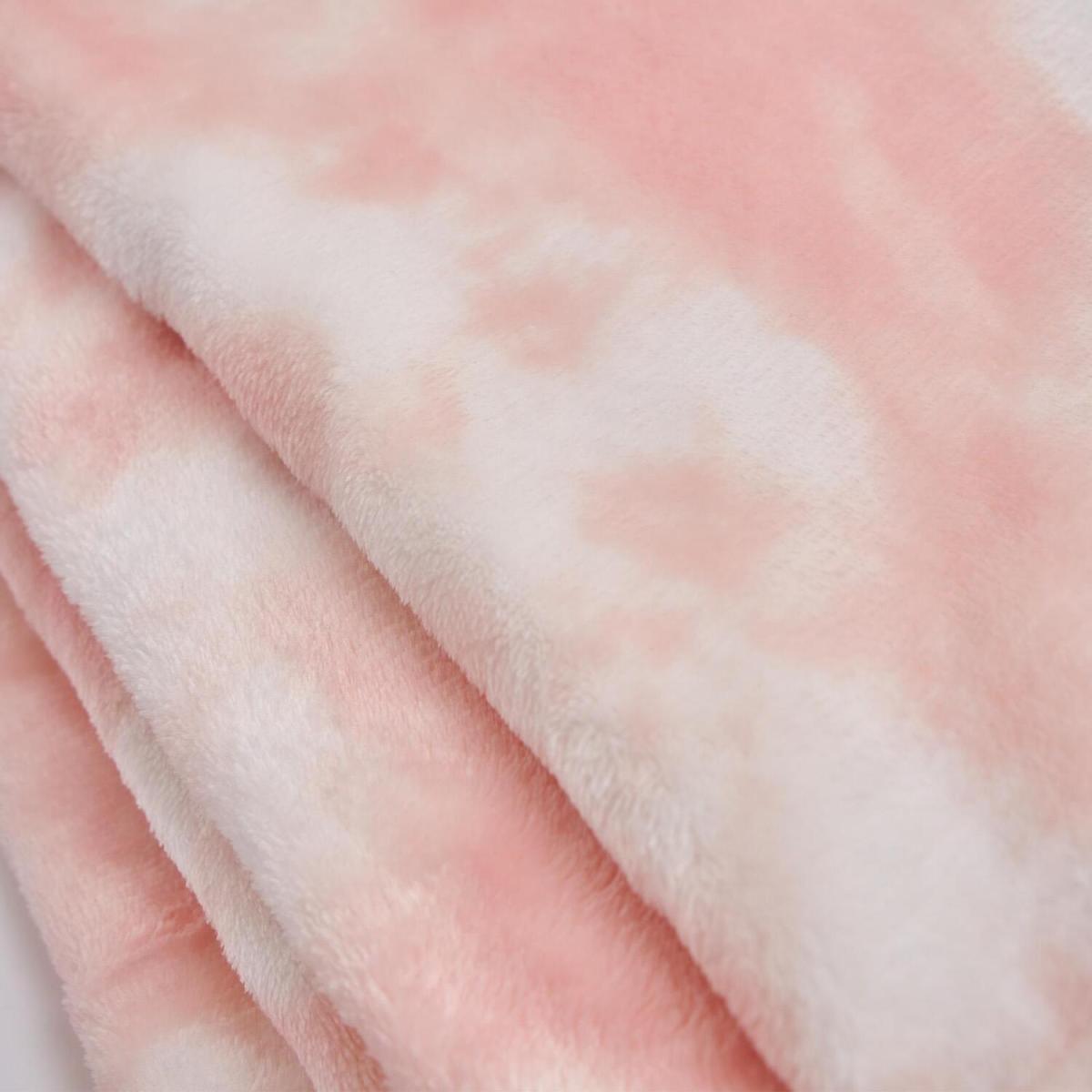 Tie Dye Ultra Soft Print Fleece Throw Blanket - Pink / 150cm – image 3