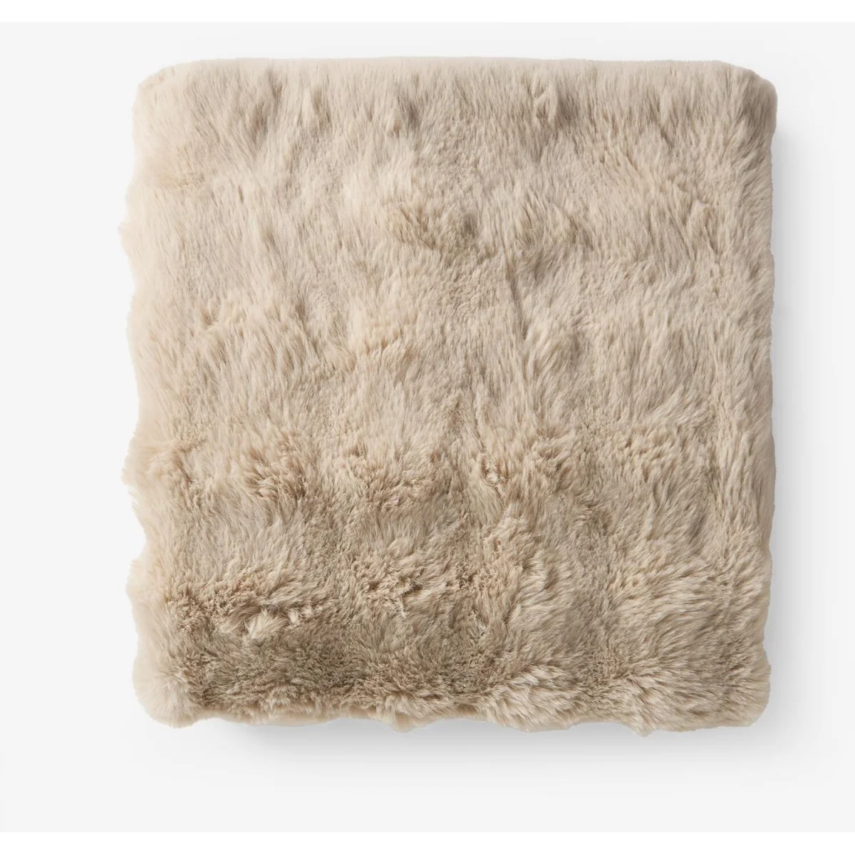 OHS Bubble Faux Fur Throw - Natural – image 6