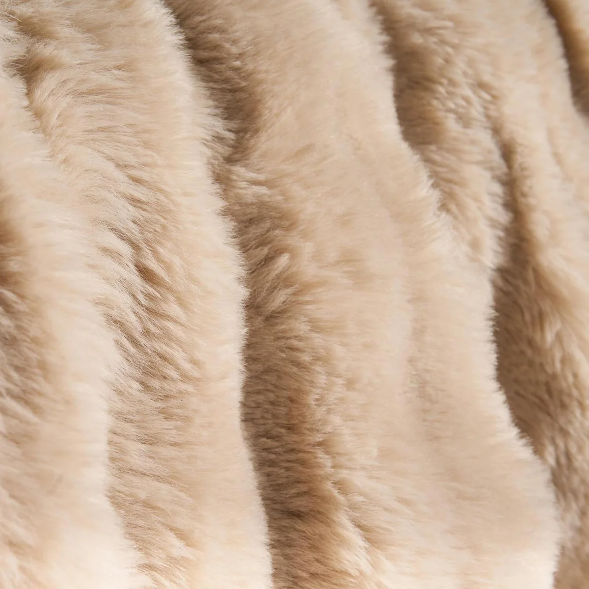OHS Bubble Faux Fur Throw - Natural – image 1