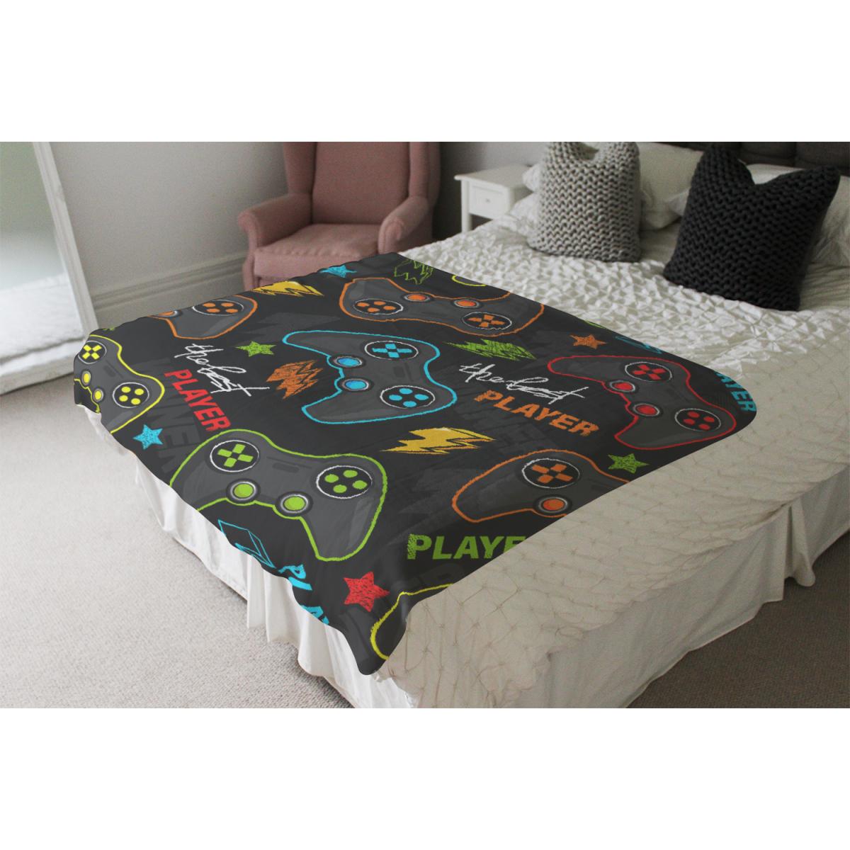 Joystick Game Blanket - Black – image 4