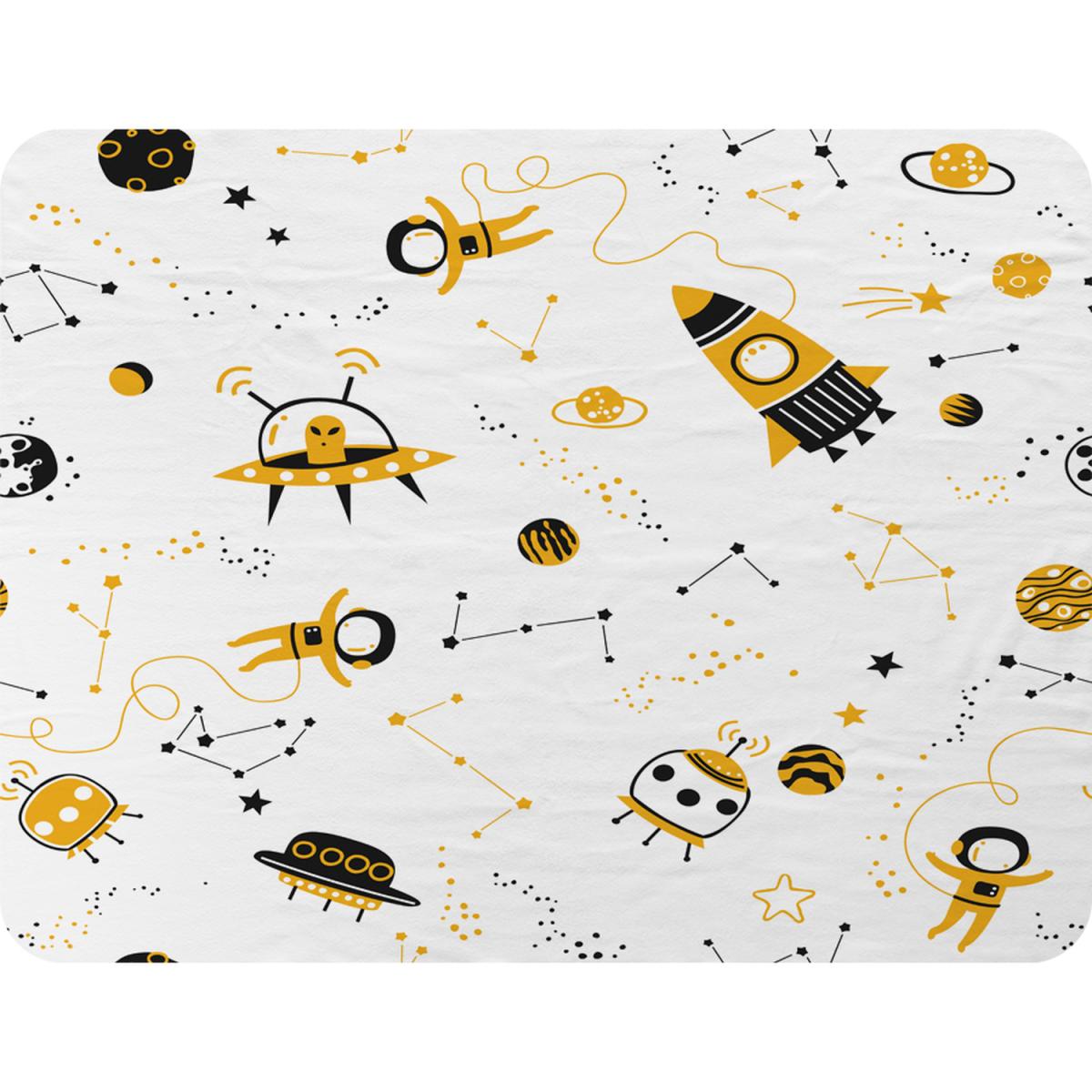Space Pattern Blanket - Yellow – image 2