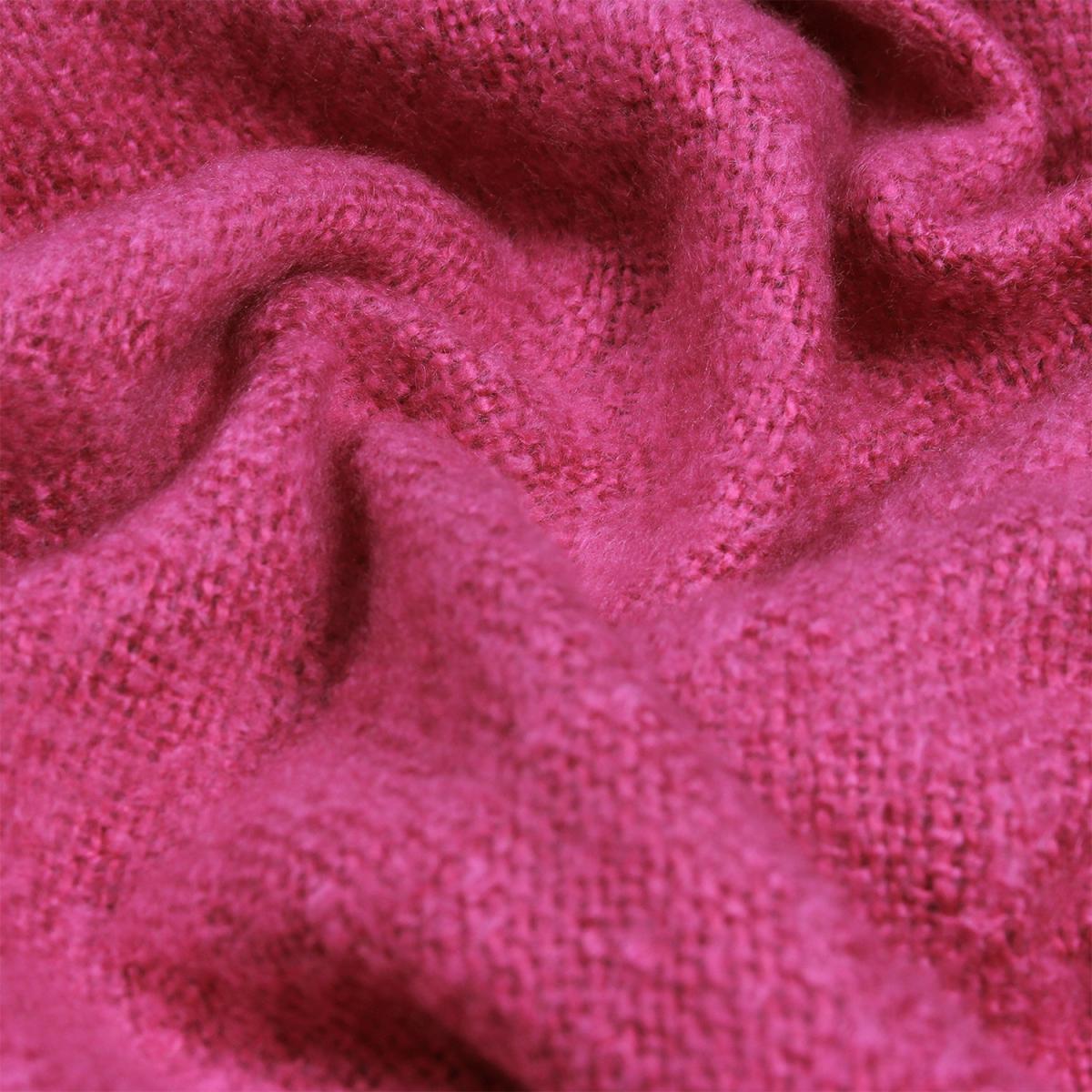 Plain Tasselled Woven Throw - Kingfisher – image 8