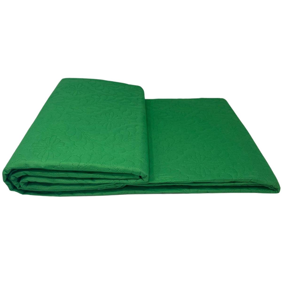 Ultrasonic Plain Bedspread Throw - Mint – image 3