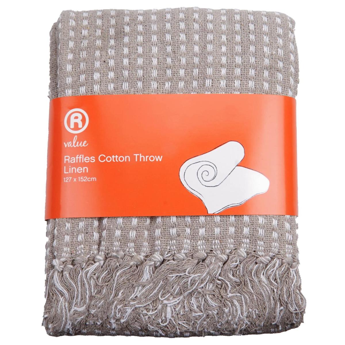 Raffles Cotton Linen Throw – image 2