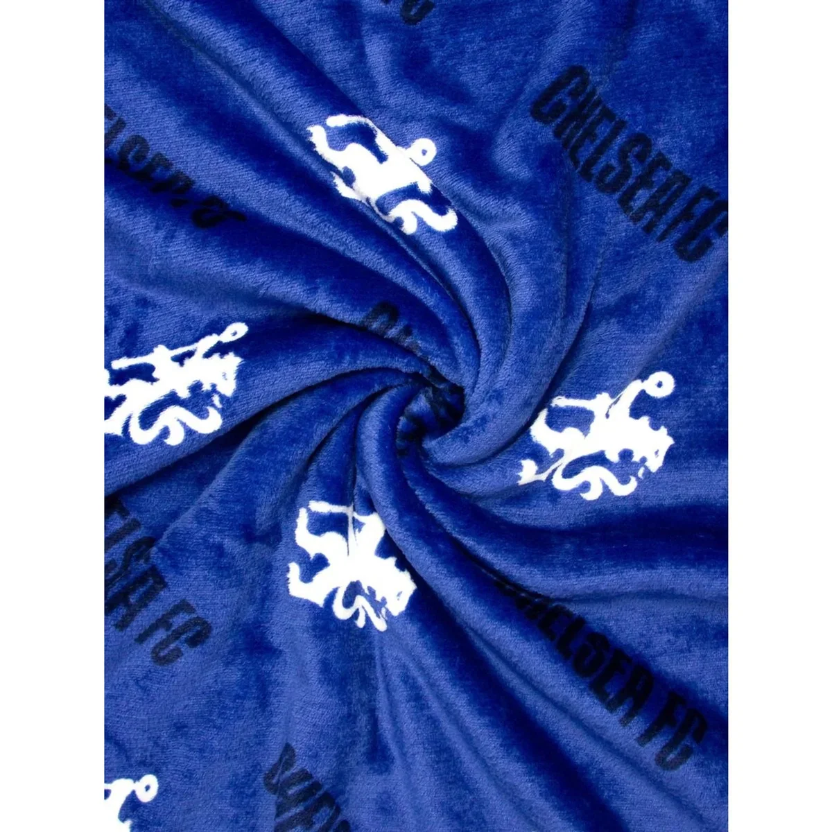 Chelsea FC Fleece Geometric Blanket - Blue – image 1
