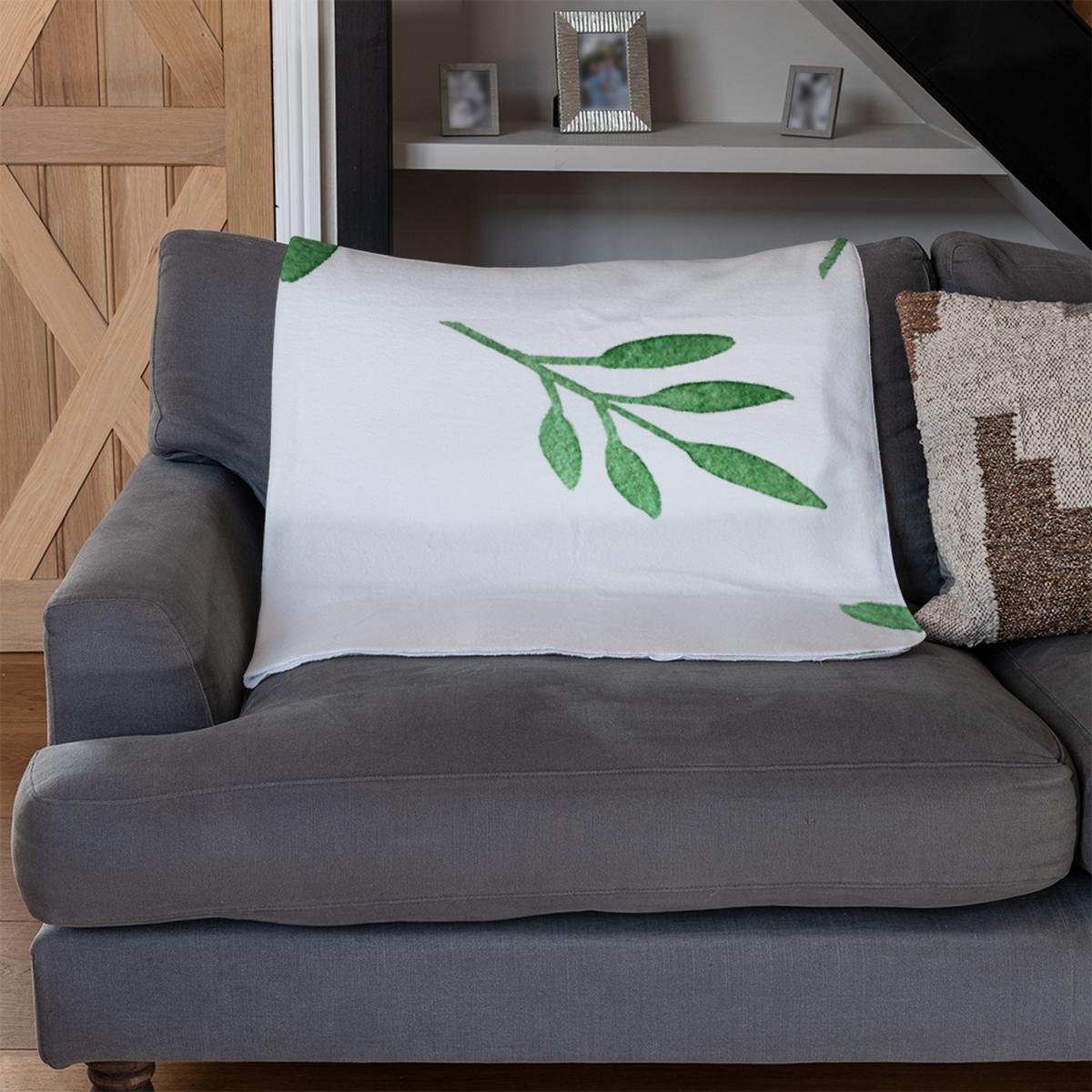 Green Leaf Blanket - Green – image 3
