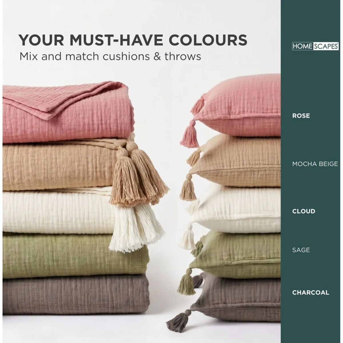 Pure Handmade Cotton Muslin Bed Throw Blanket - Rose – image 7