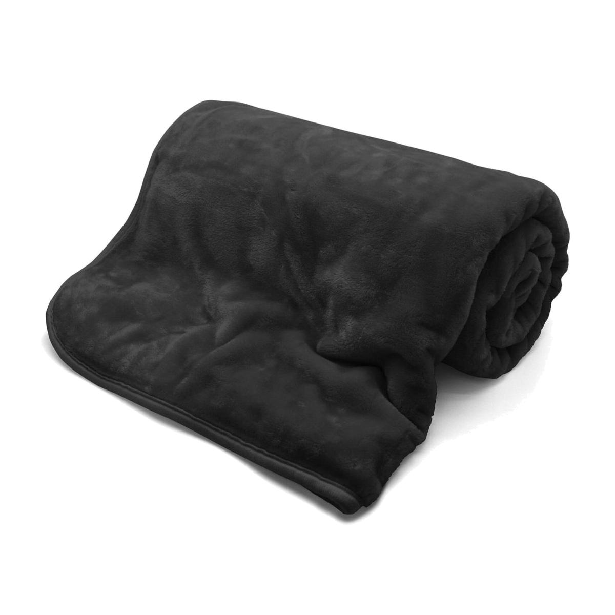 Mink Soft ThrowBlanket 127x152cm - Black