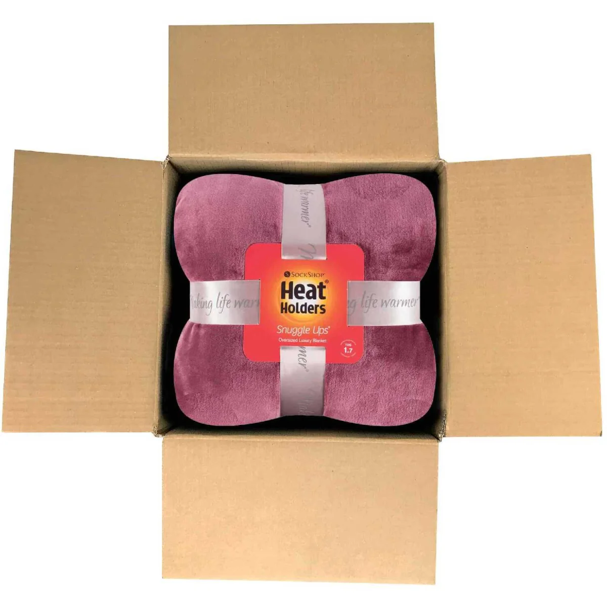 Extra Soft Warm Large Luxury Thermal Fleece Throw Blanket - 180 x 200 cm - Cherry – image 2