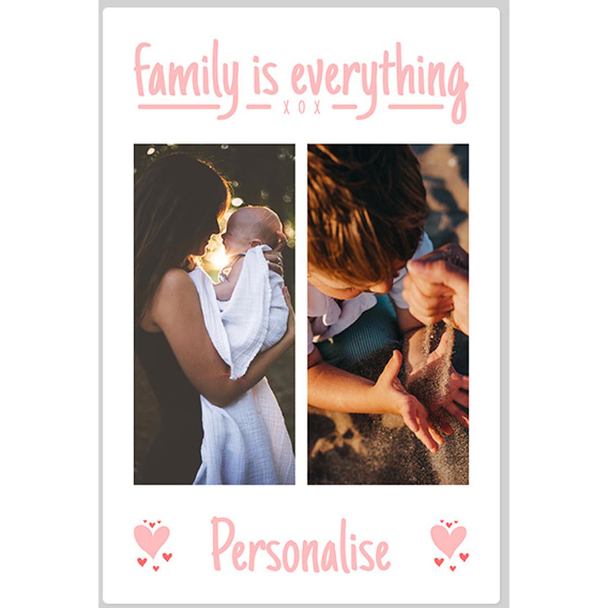 Family Is Everything Photo Blanket – image 2