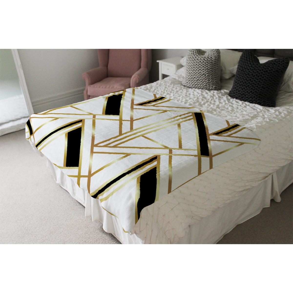 Golden Art Deco Blanket - Gold – image 4