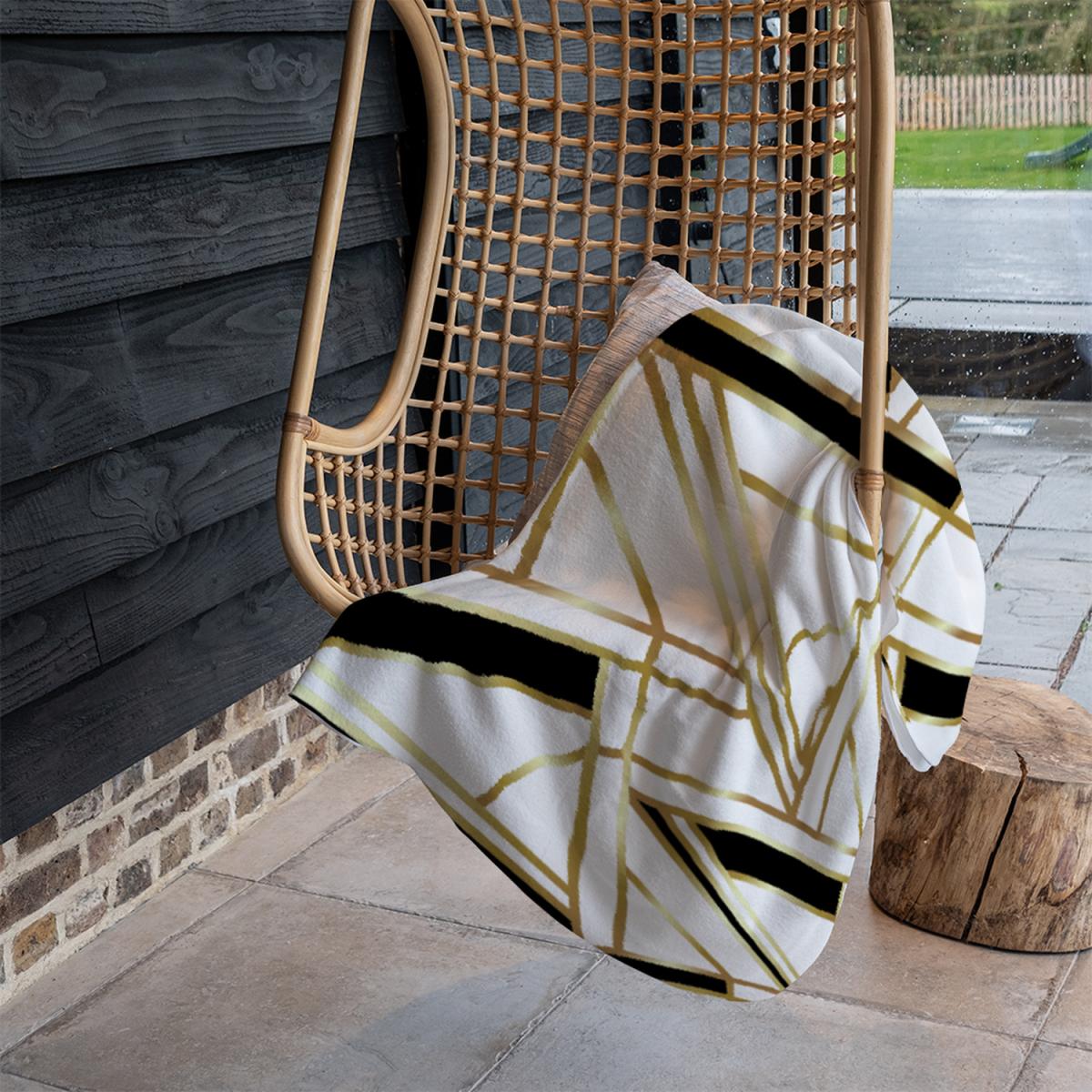 Golden Art Deco Blanket - Gold – image 1