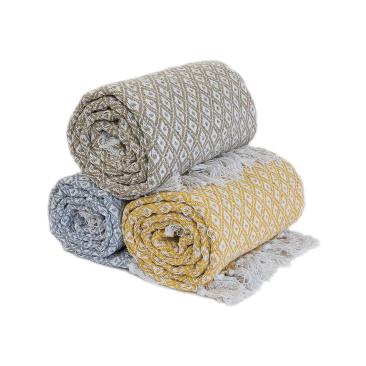Casablanca Throw - Ochre / 127cm