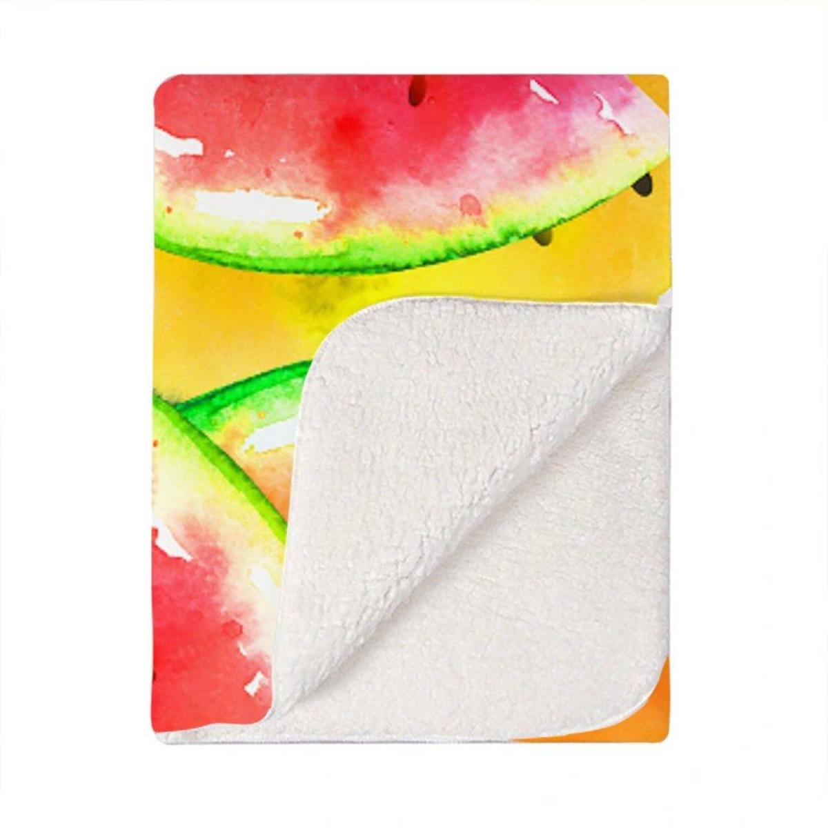 Melon Print Blanket - Pink – image 2