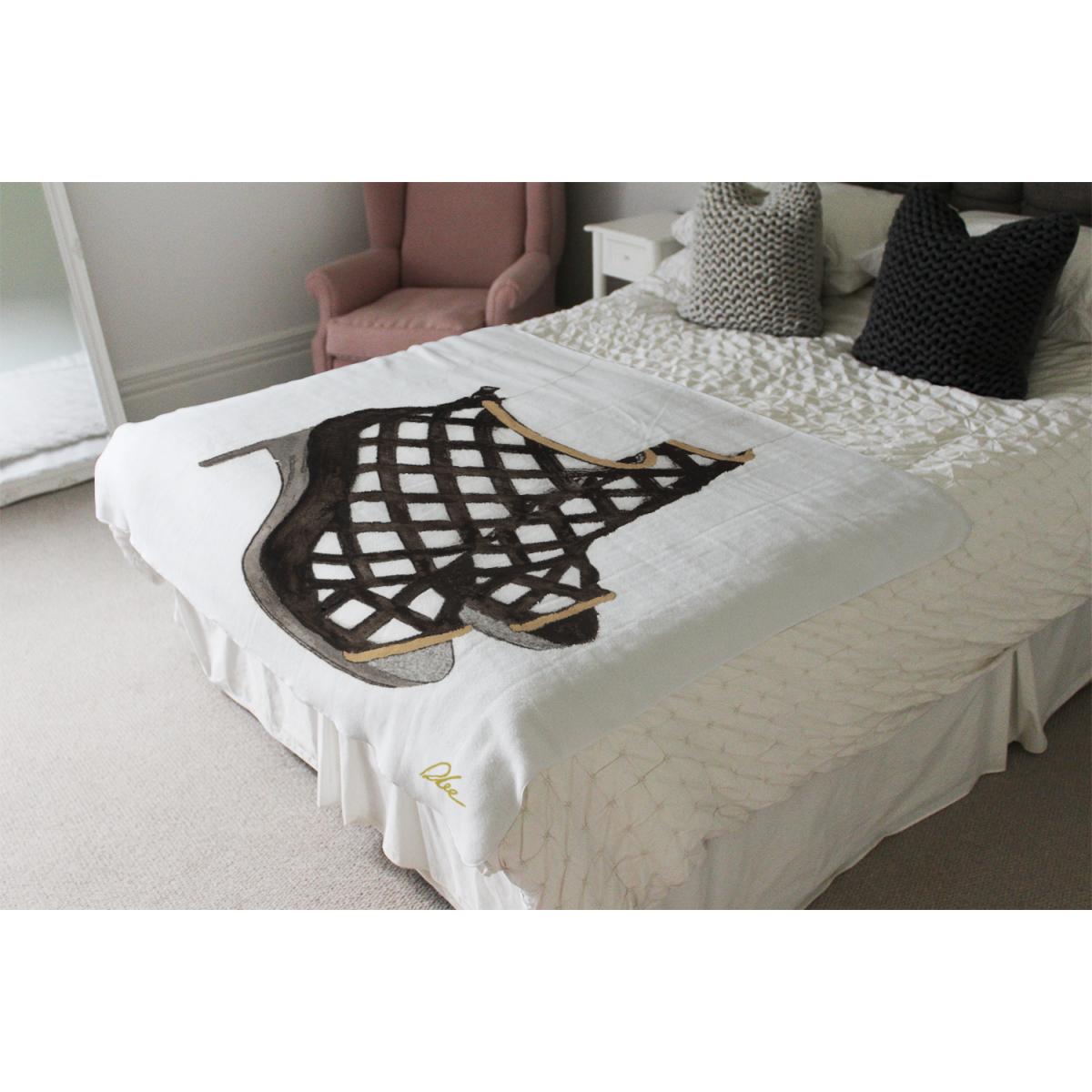 These Shoes Are Made For Walking Blanket - Black – image 4