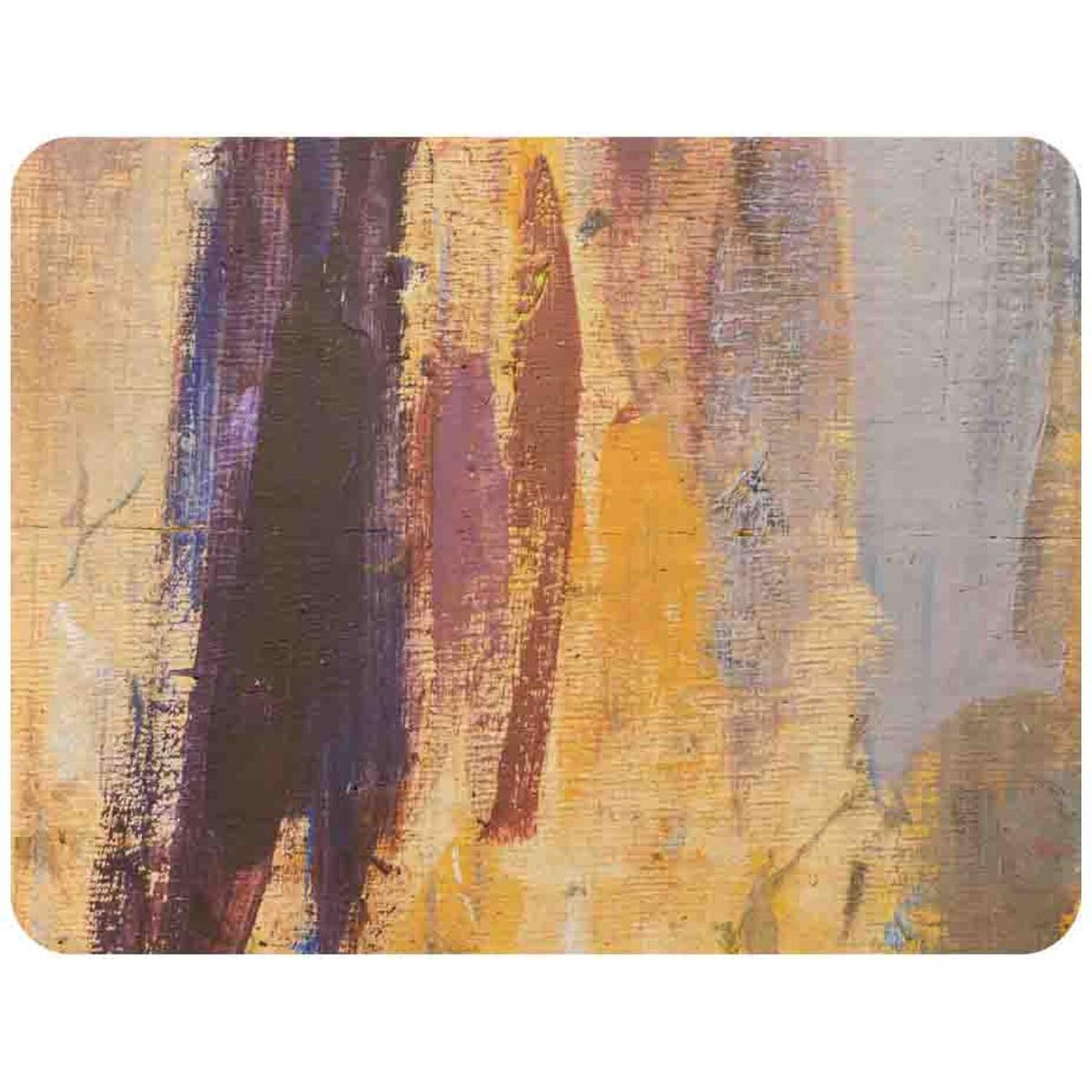 Abstract Grunged Paint Blanket - Orange – image 2
