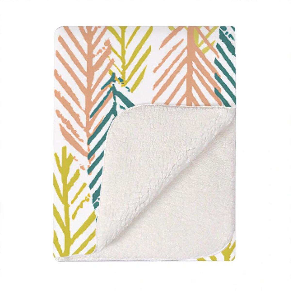 Scandinavian Style Foliage Blanket - Green – image 2