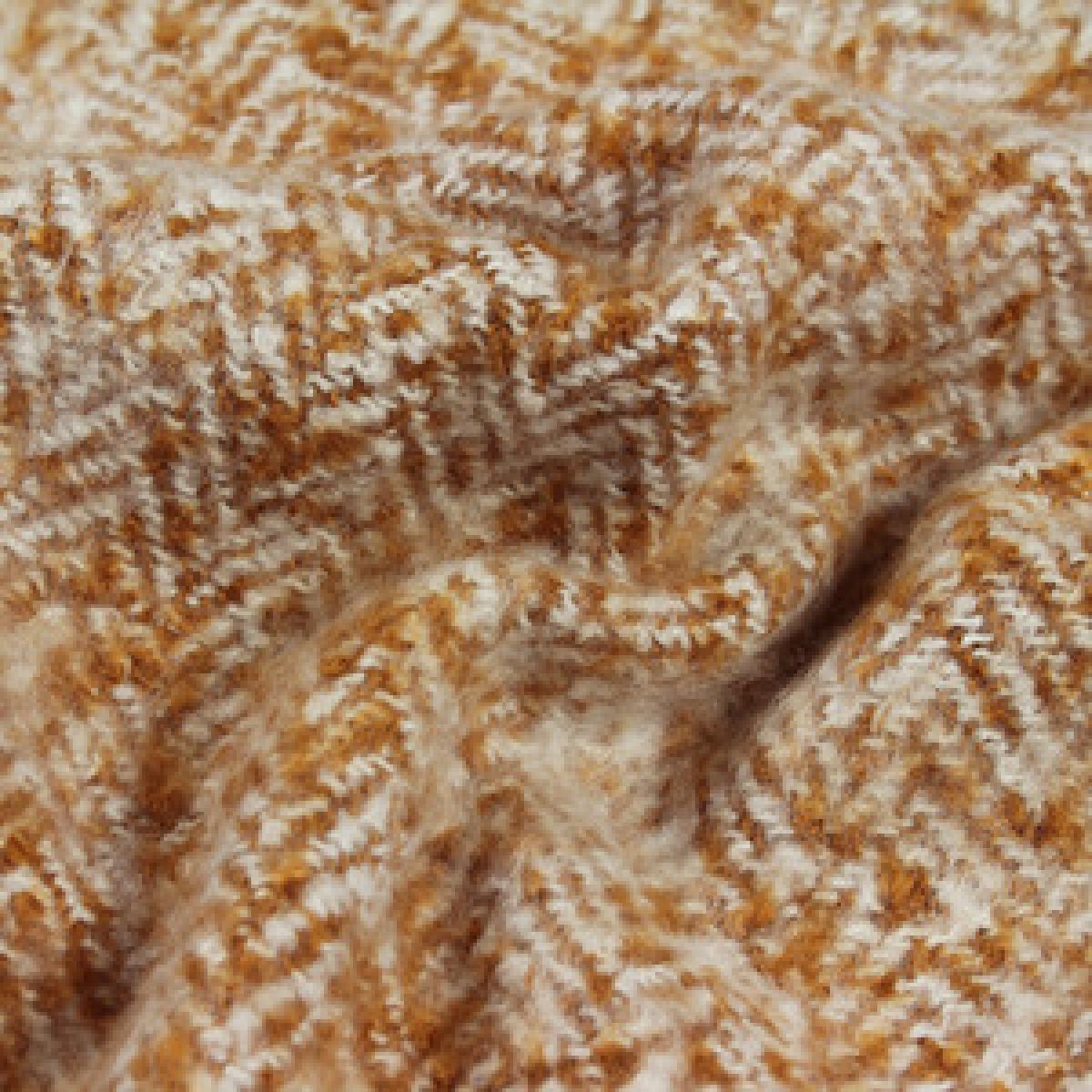 Herringbone Fringed Throw - Grey – image 5