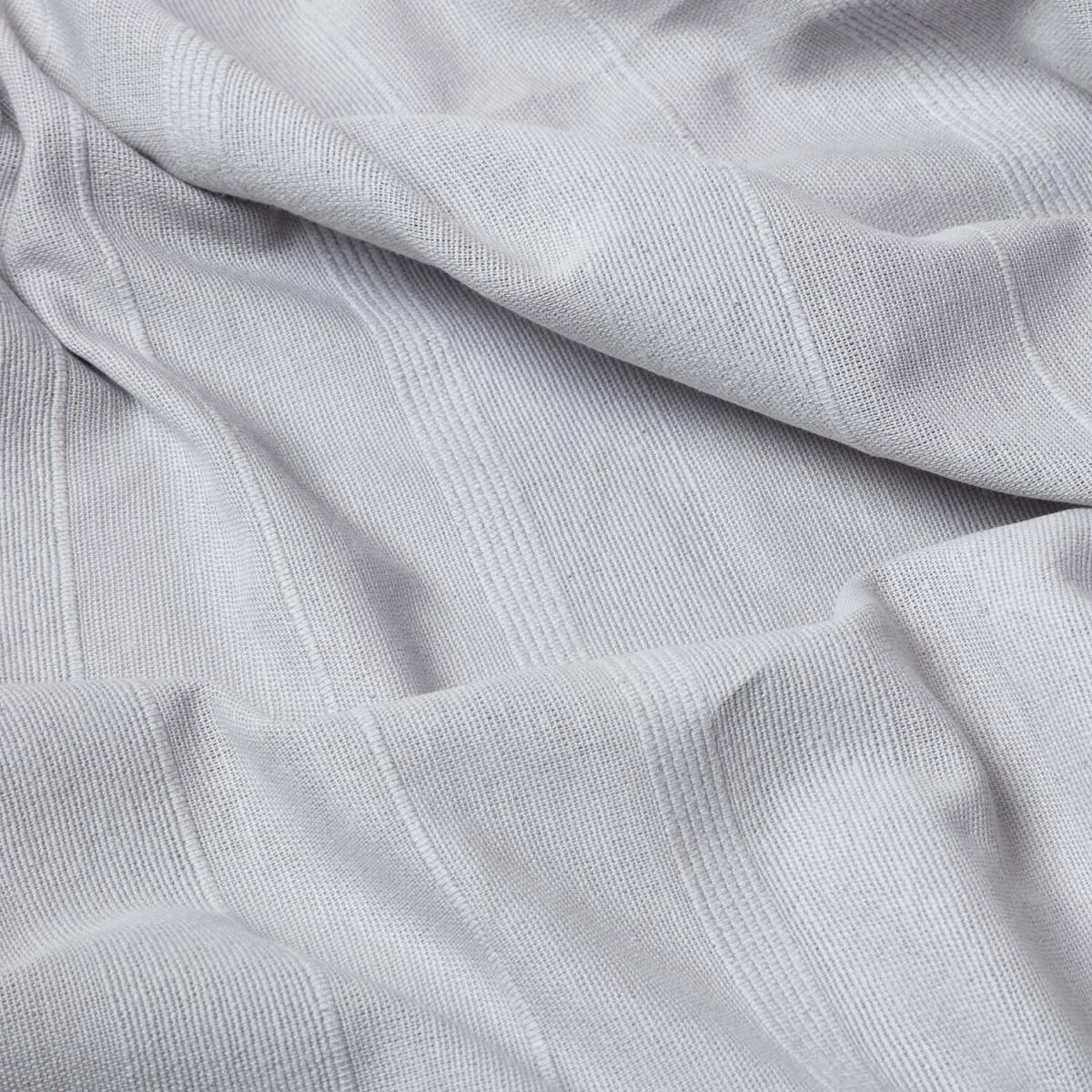 Homescapes Cotton Rajput Ribbed Throw - Blue / 0.87kg / 200cm – image 8
