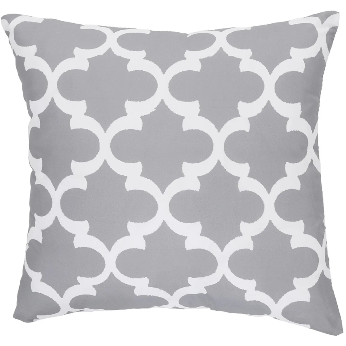 Set of 6 Geometric Throw Pillow Covers 45 x 45cm - Light Grey – image 5