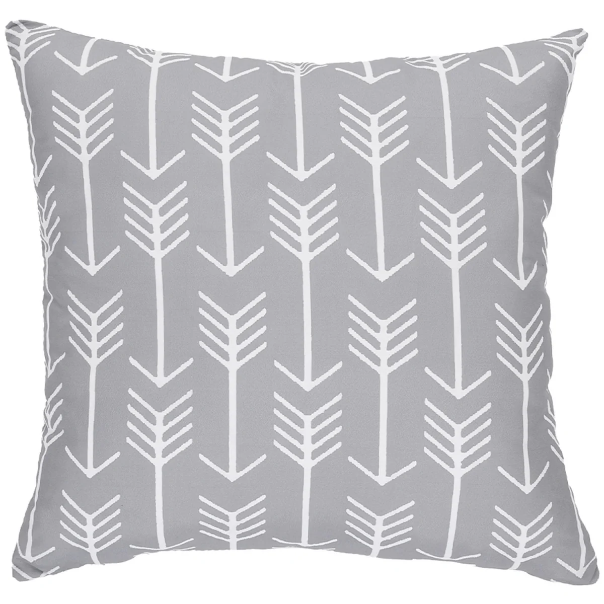 Set of 6 Geometric Throw Pillow Covers 45 x 45cm - Light Grey – image 6