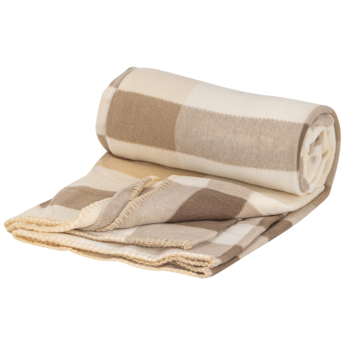 Inthehome Kensington Printed Fleece - Cream / 180cm – image 3