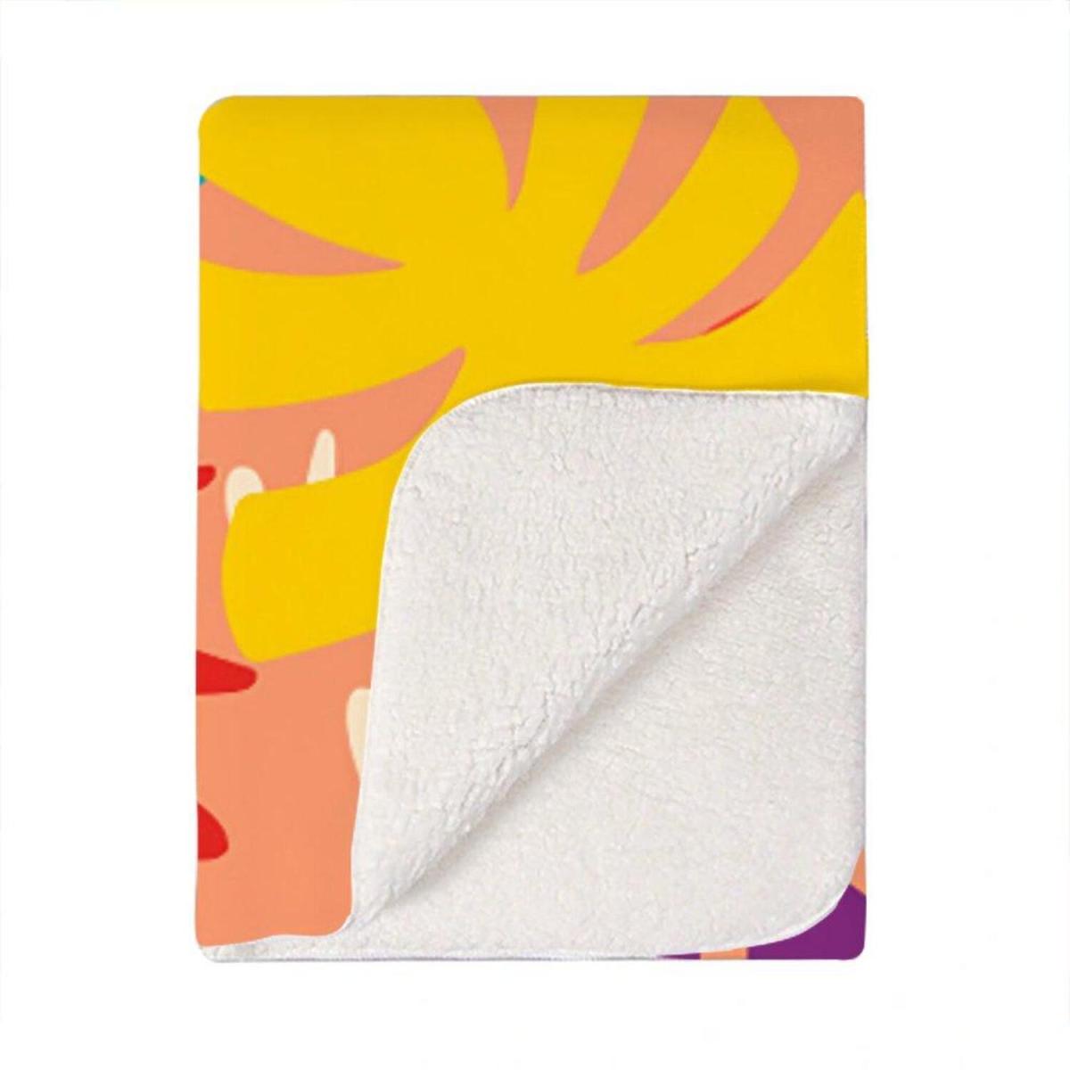 Tropical Flamingoes Blanket - Pink – image 2