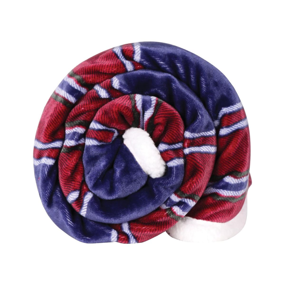 Kinross Tartan Sherpa Throw – image 3