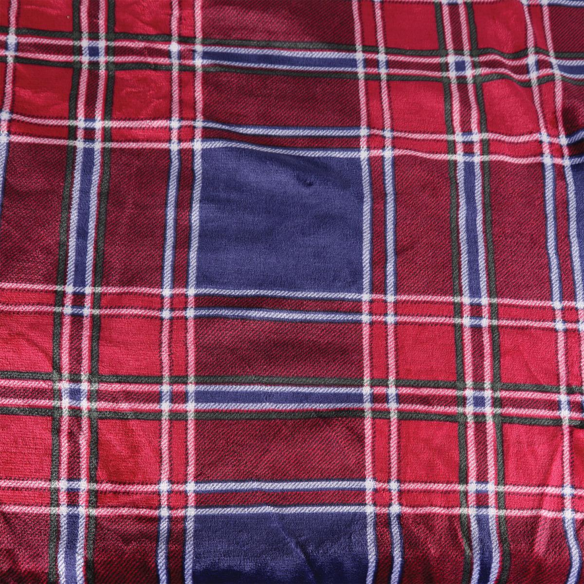 Kinross Tartan Sherpa Throw – image 4