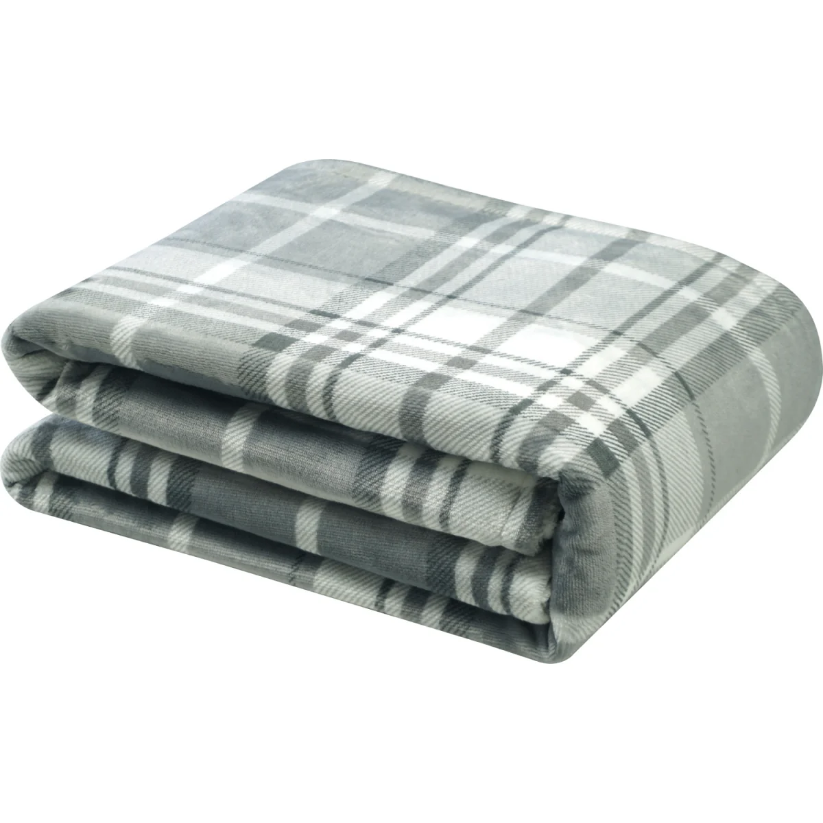 Balmoral Check Electric Heated Throw - Grey – image 2