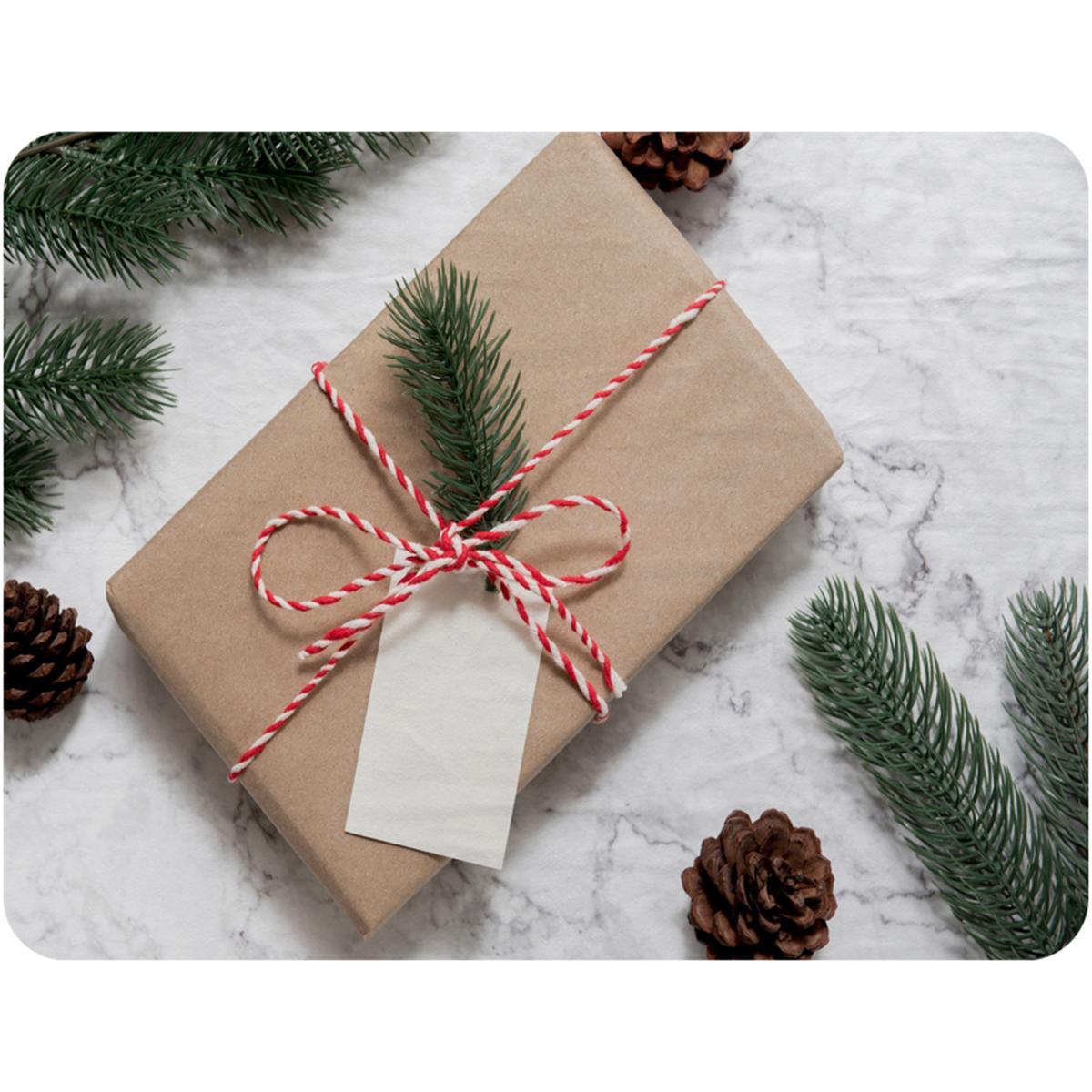 Christmas Gift Box Soft Blanket - Gold – image 2
