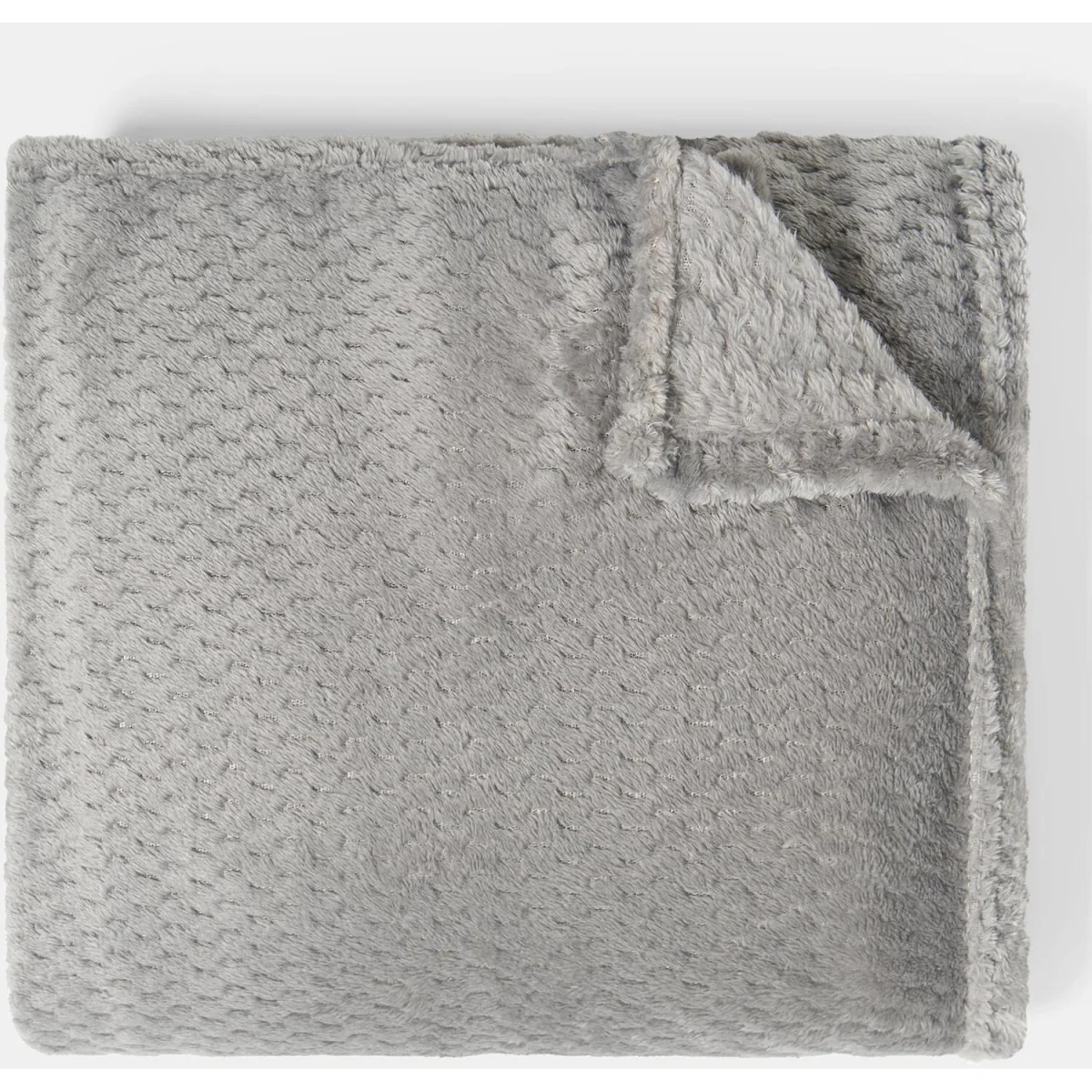 OHS Waffle Fleece Throw - Mid Grey / 200cm – image 4