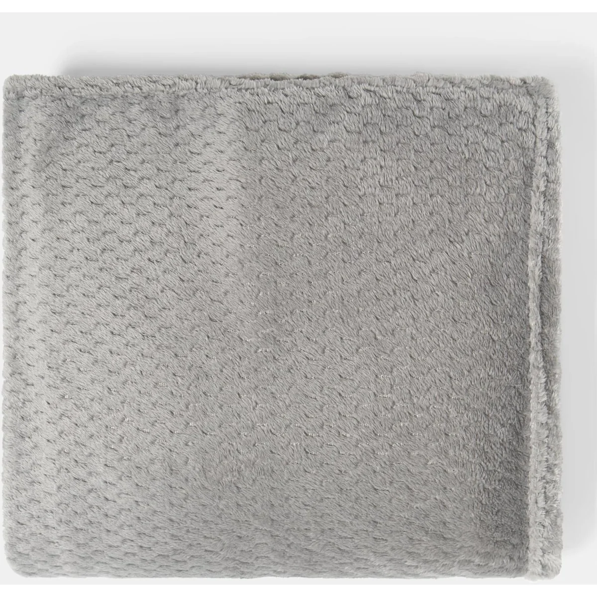 OHS Waffle Fleece Throw - Mid Grey / 200cm – image 5