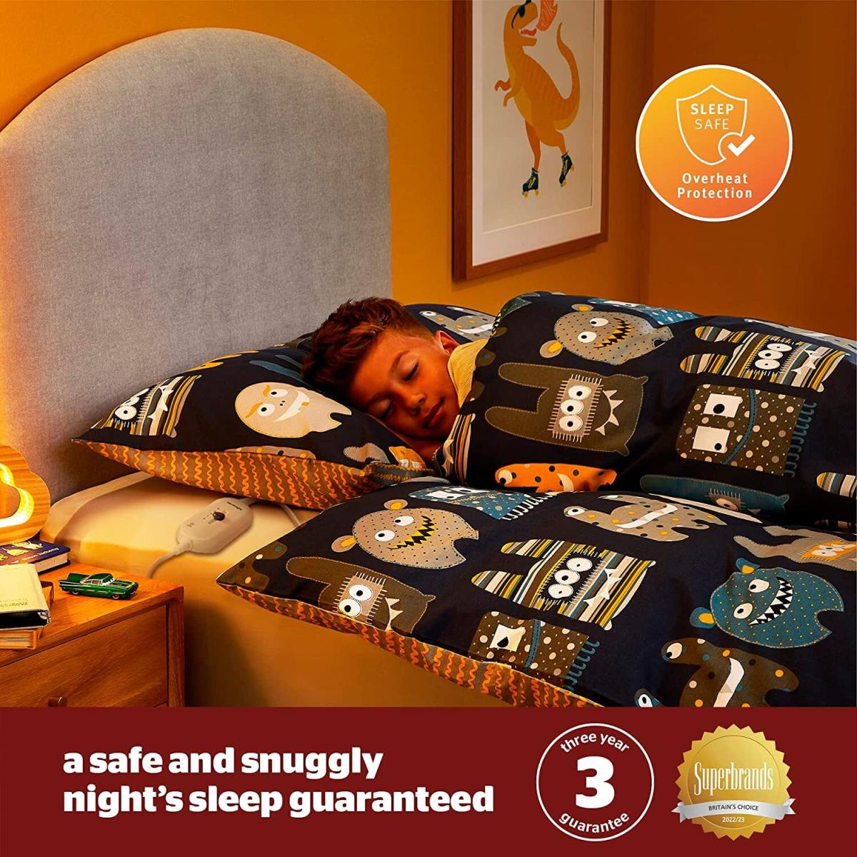 Comfort Control Electric Blanket - White / Single – image 5