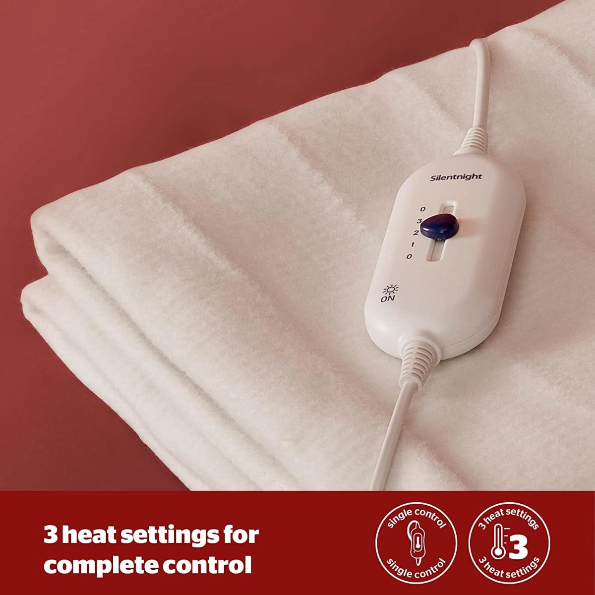 Comfort Control Electric Blanket - White / Single – image 8