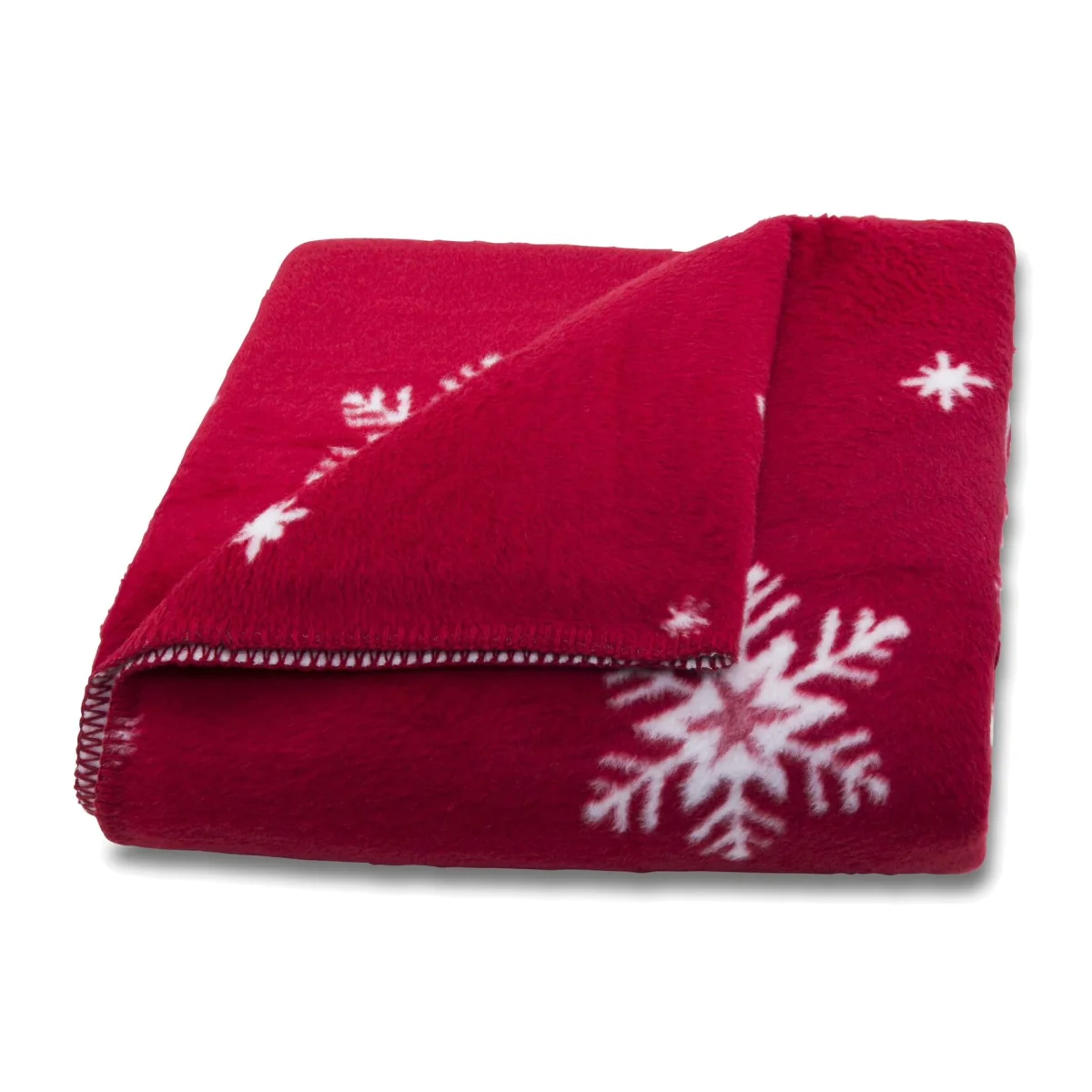 Matris Home England Christmas Cotton Double Throw Blanket - Red – image 1