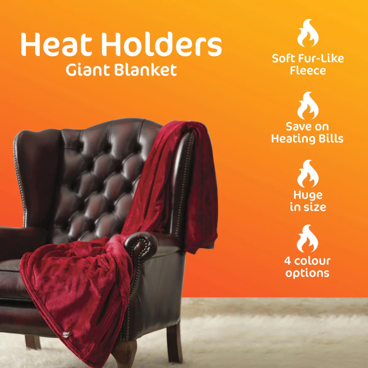 Extra Soft Fleece Thermal Giant Blanket - 270cm X 240cm - Silver – image 3
